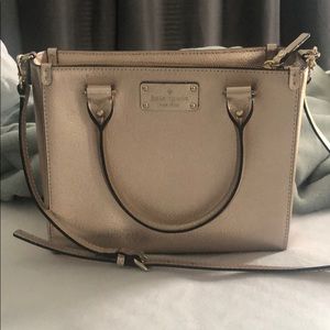 rose gold kate spade purse
